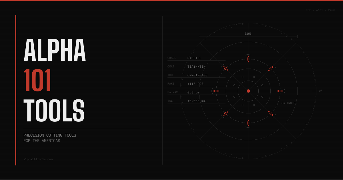 Alpha 101 Tools | Precision Cutting Tools for the Americas